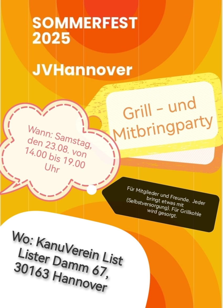 Einladung zum Vereinsfest 2025