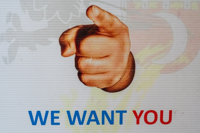 We want you!